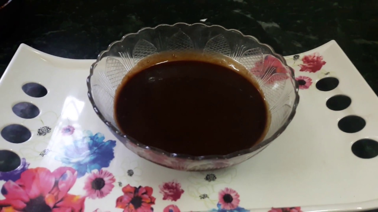 How to make Chocolate sauce - Homemade / Chocolate dipping sauce / simple homemade chocolate sauce | indian food and beauty