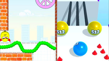 Draw To Smash Vs Ball Merge 2048| Android ios game| New APK update