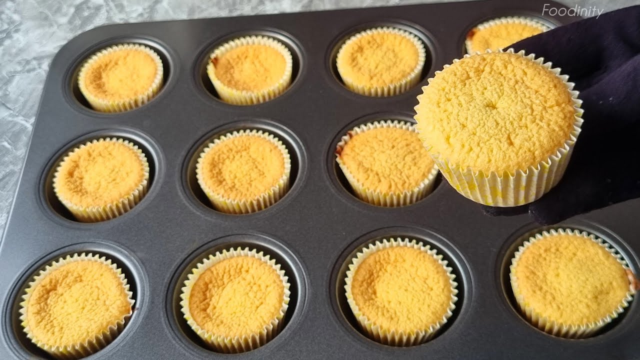 Soft and Fluffy Cupcakes Recipe | Egg Cupcakes | Easy Spongy Cupcake Recipe