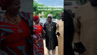 ATIKU, AMAECHI, EL-RUFAI TO UNVEIL ADC AS COALITION PARTY IN ABUJA