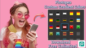 Download Unlimited most popular Custom Gradient colors for photopea by @ZCE.