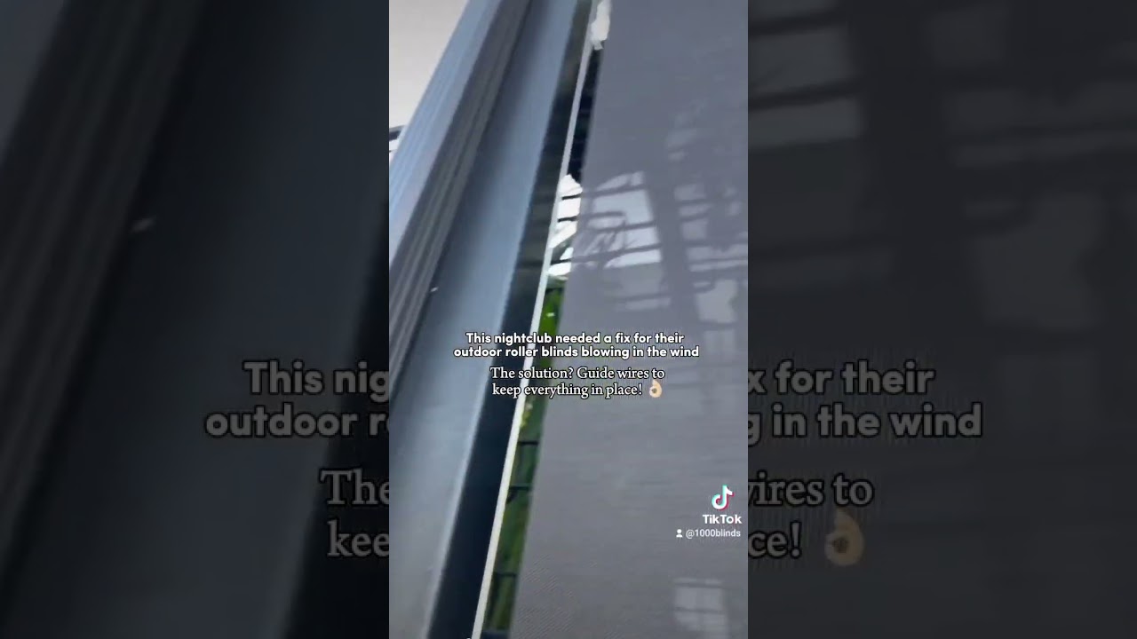 Outdoor roller shades 