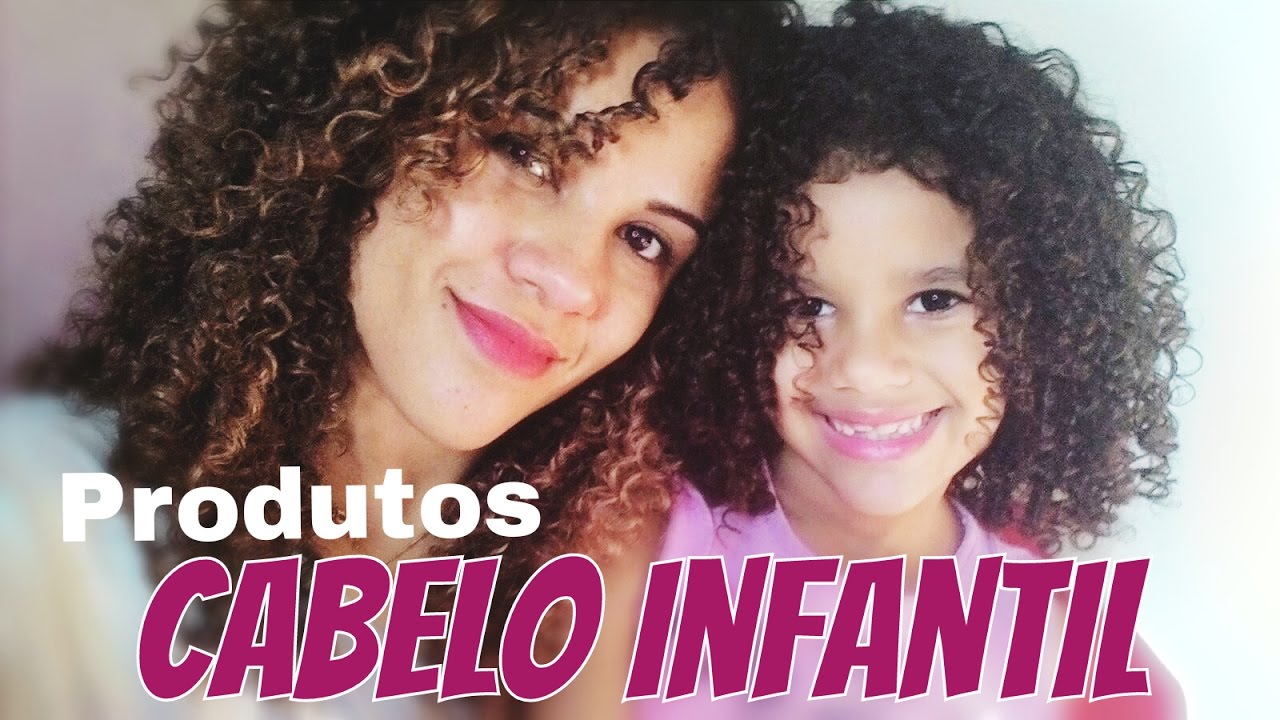 Produtos para Cabelo Cacheado Infantil ⚫ O que tenho usado na minha filha?!