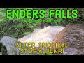 Enders Falls: Flooded and Bursting Its Banks After Tropical Storm Henri!