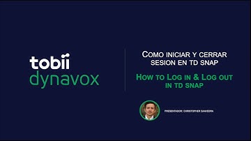 Como iniciar y cerrar sesion en TD Snap | How to log in and Log out in TD snap
