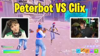 Peterbot VS Clix in 2v2 $10k Boxfights Showdown!