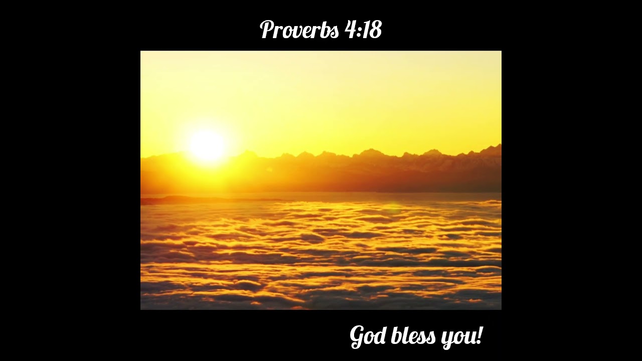 The path of the just shines brighter everyday. 