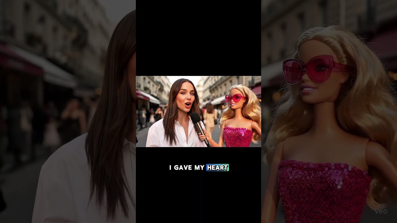 Today I did an interview with a Barbie doll. 