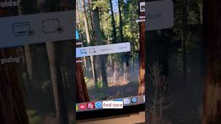 Command + Shift + 5 = Screenshot for mac
