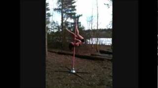 The 38mm RPole 'Play' Free Standing Portable Dance Pole for Fitness.