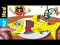 Slendybob exe shark  plankton for taco playdoh  fictional  monster meal asmr