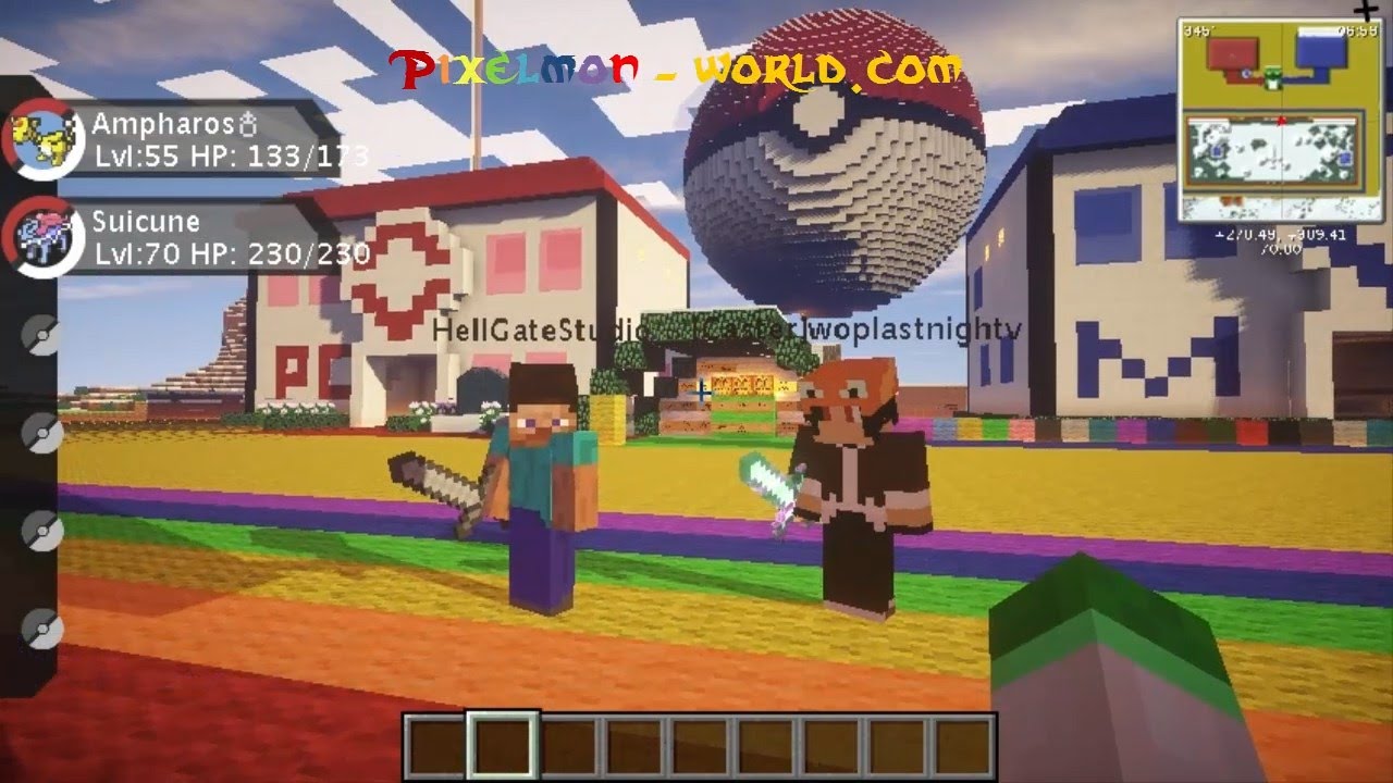 มาเล่น Pixelmon-world กันเถอะ ให้เสียงภาษาไทยโดย HellGateStudio - YouTube