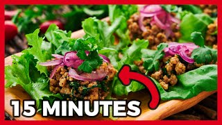 Easy Chicken Lettuce Wraps Recipe