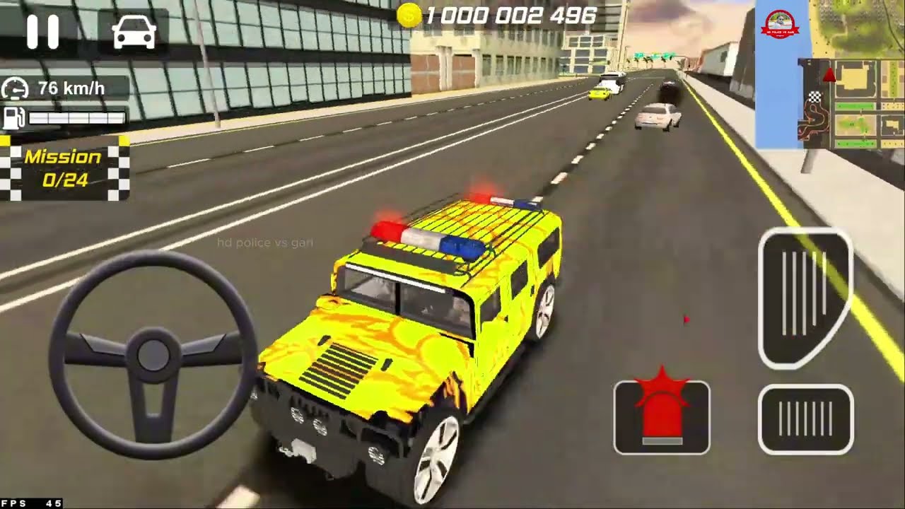 HD-игра "Полиция против Гари", геймплей, лучшие автомобильные игры, дрифт, вождение Гари 2025, An...