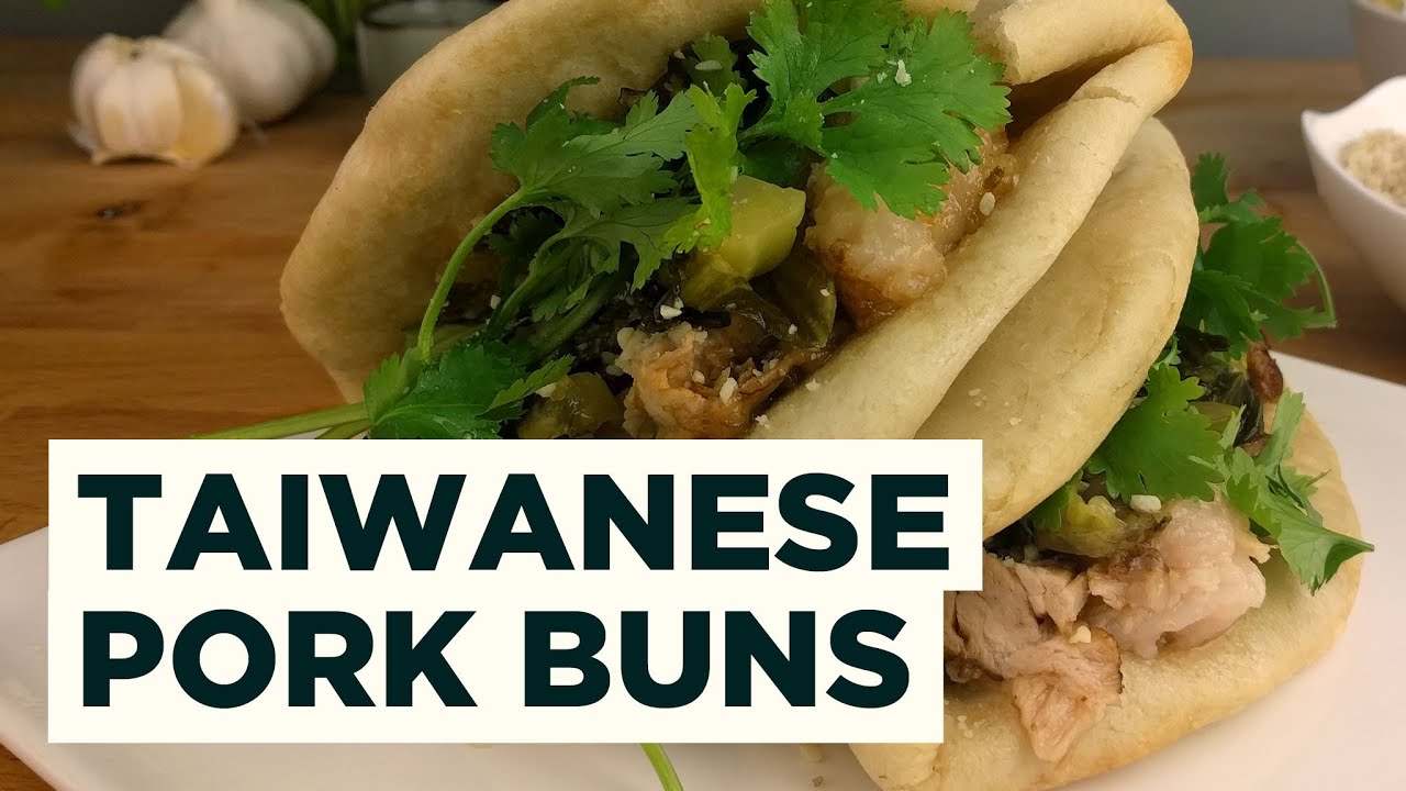 how-to-cook-taiwanese-steam-buns-with-pork-belly-gua-bao-recipe-youtube