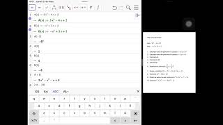 Operaciones con polinomios en geogebra