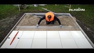 Tuto Alkern n°1 : Comment réussir la pose de dalles de terrasse sur un lit de sable ?