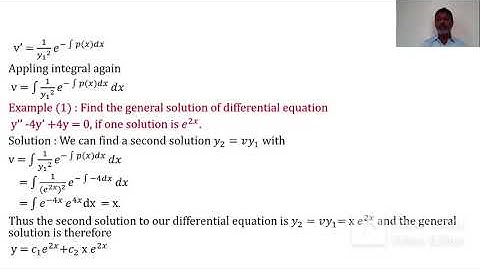 Lecture No   25 : Paper  - V Ordinary Differential Equations by Mr Nasir Iassa Sayyed