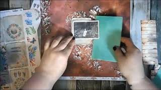 Scrapbooking layout process. Altair Art - Nightfall #AltairArt #scrapbooking #layout #nightfall