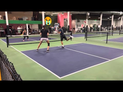 Open division, mixed doubles, semi finals, ￼CT summer sendoff tournament