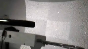 Infrared camera showing Kinect scanner pattern