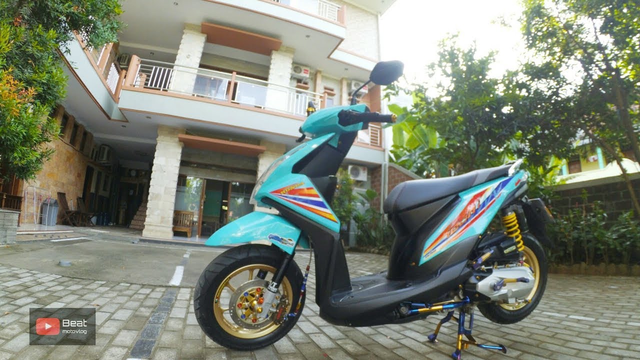  Modifikasi  honda beat fi  esp babylook  velg ring 12 honda 