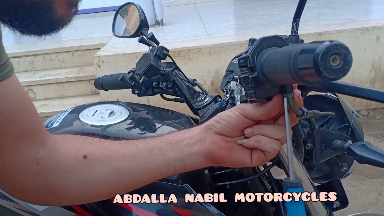 تركيب سلك البنزين للموتوسيكل الصيني اقوي تركيب نظري ثم عملي