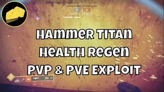 Hammer Health Regen Exploit PVP and PVE