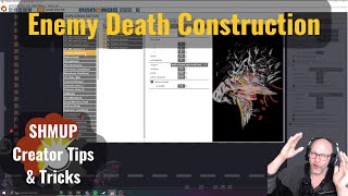 Shmup Creator Tips & Tricks | Enemy Death Particle & Explosion Editor (move enemy elements on death)