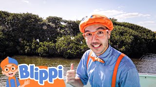 Boat Adventure With Blippi  | Blppi| 🔤 Moonbug Subtitles 🔤 | Learning Videos