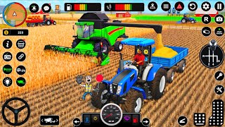 Real Tractor Farming Simulator 2024 - Harvester Tractor Driving - Android Gameplay screenshot 1