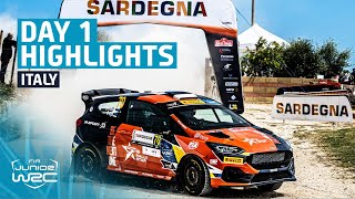 Junior WRC Day 1 Highlights | WRC Rally Italia Sardegna 2024