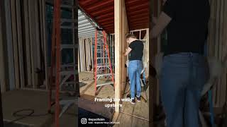 Upstairs framing!