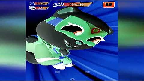 Cool Fullsceen Reverse Gameplay HD - Talking Tom Hero Dash (Talking Angela)!!!