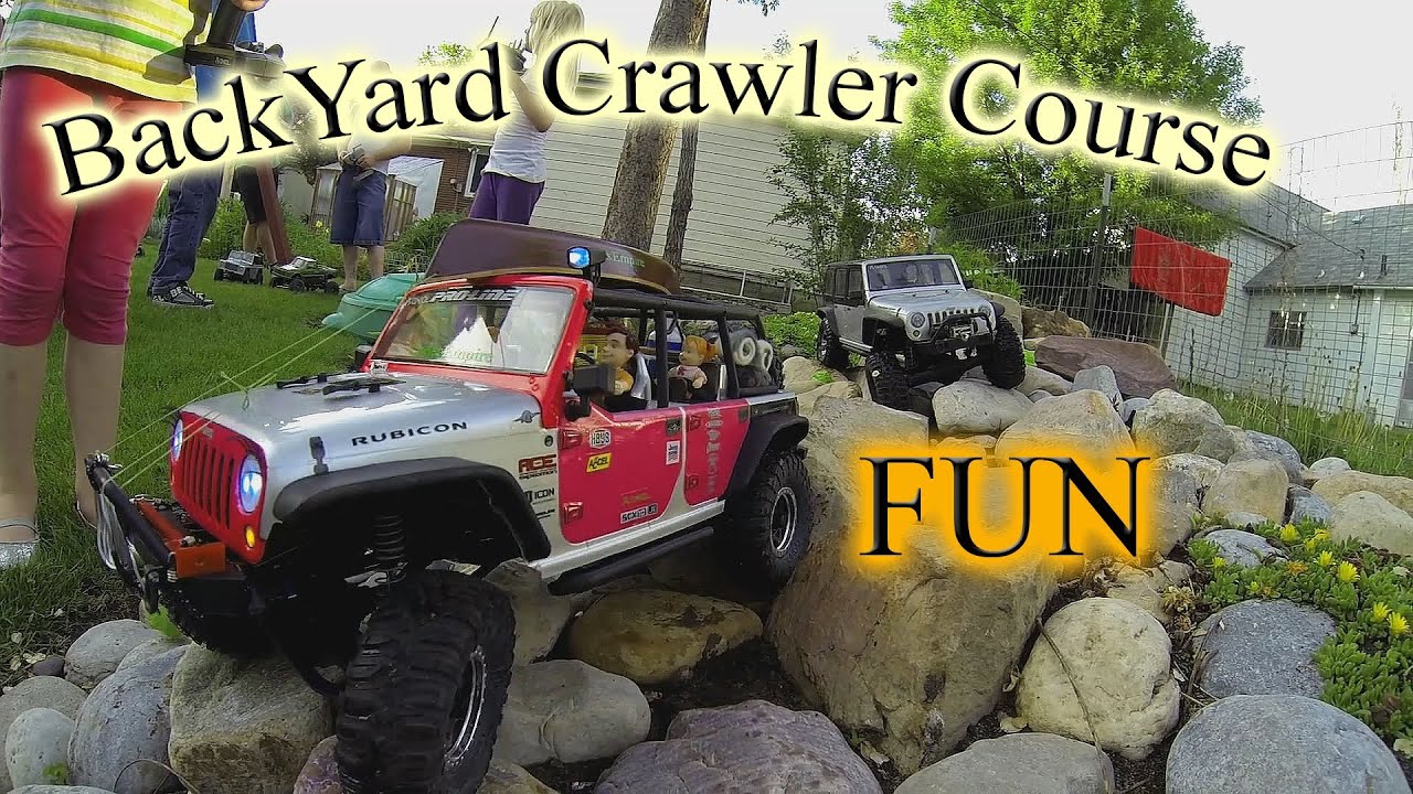 BackYard Crawler Course FUN - YouTube