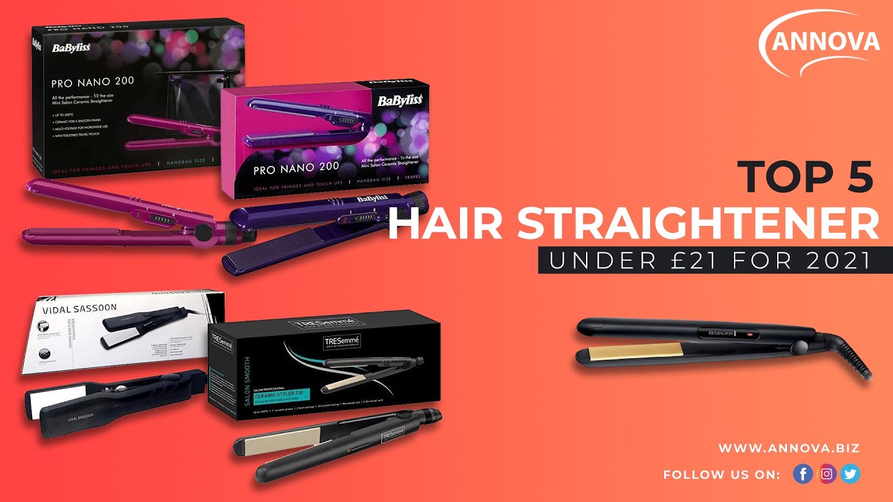 TOP 5 Hair Straighteners under £21 for 2021 in The UK Best Selling