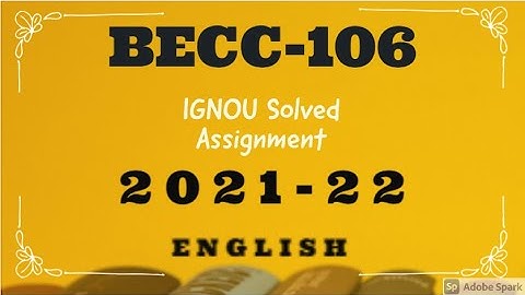 IGNOU BECC 106 SOLVED ASSIGNMENT 2021-22 Intermediate Macroeconomics I IGNOU SOLVED ASSIGNMENT