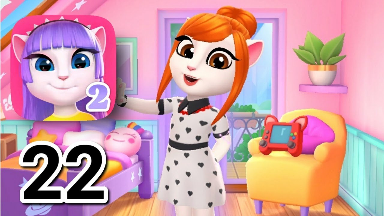 My Talking Angela 2 New Cute Dress Android Gameplay Episode 21 YouTube
