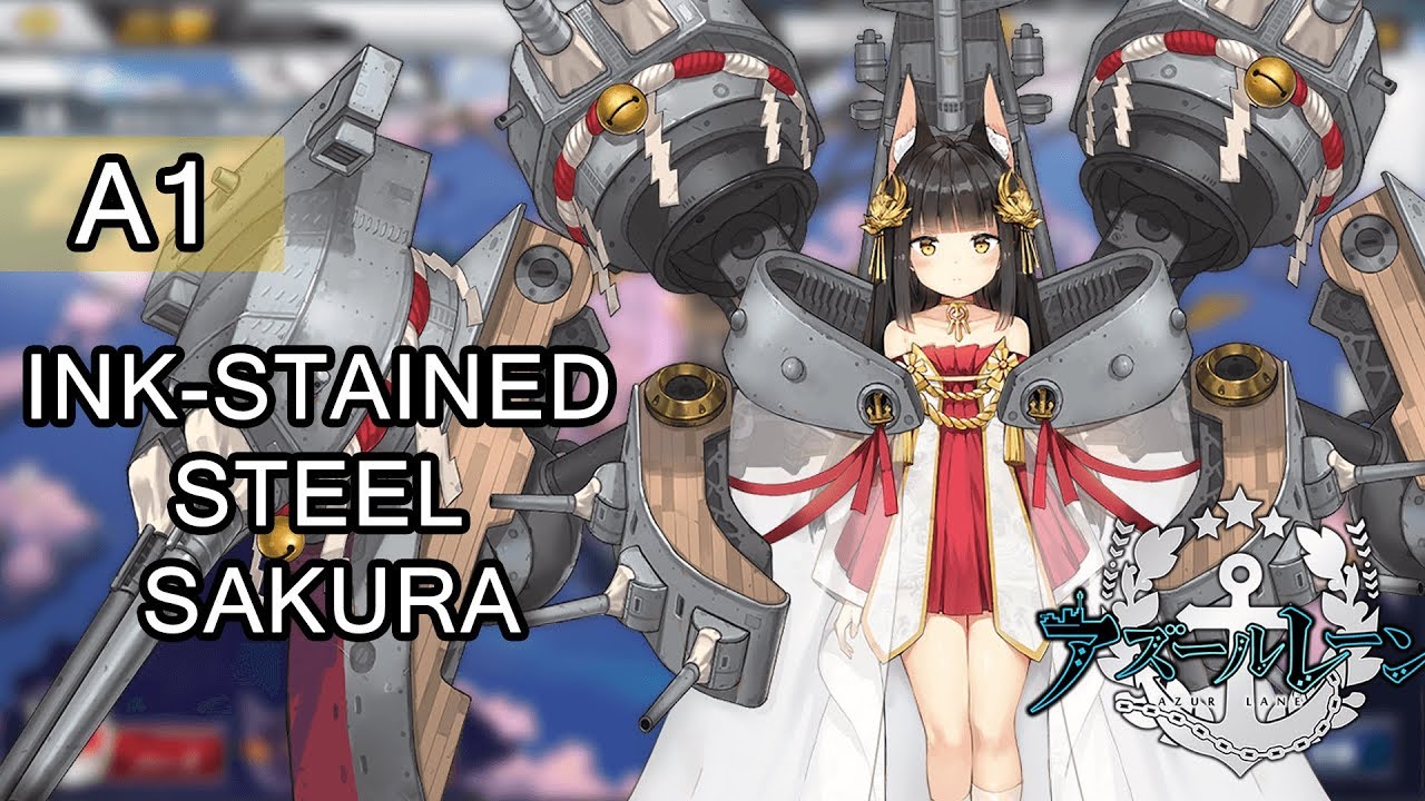 【Azur Lane JP】Ink-stained Steel Sakura - A1: Nagato is a LOLI!? - YouTube