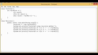 How to create Recursive Function using JAVA [Tutorial][RUPP] Part 4