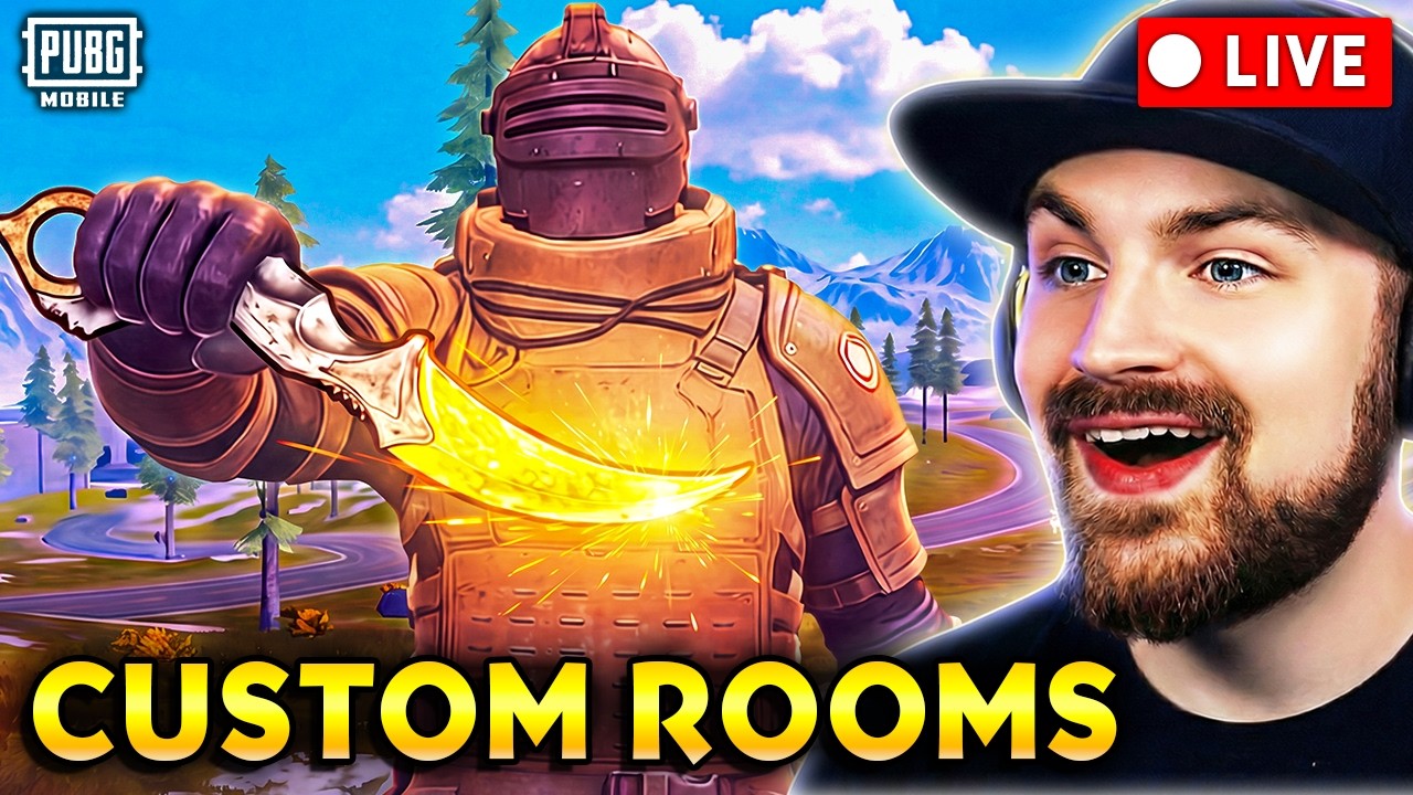 METRO CUSTOM ROOMS — Come Use My Karambit! 🔴 PUBG MOBILE LIVE