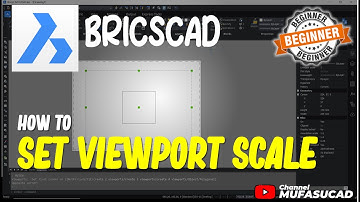 How To Set Viewport Scale In BricsCAD