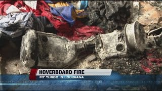 Hoverboard fire