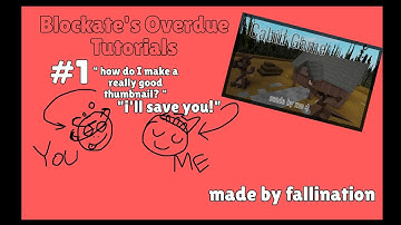 How to make a Very Sophisticated Thumbnail in Blockate (Tutorial)