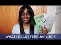 What i read  february 2016