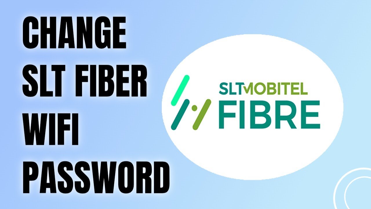 How to change SLT Fiber WIFI password 🤔