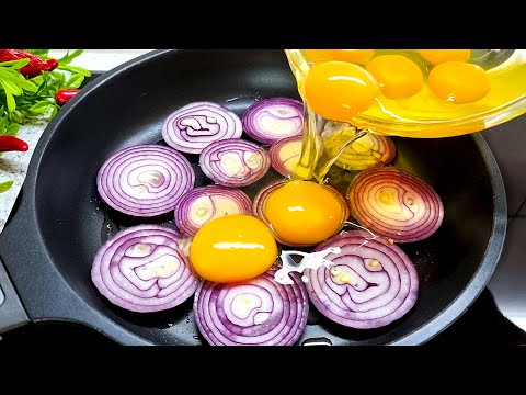 Braten Zwiebel und Eier so an und das Ergebnis wird kstlich! So lecker habe ich noch nie gekocht!