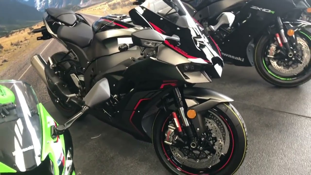 KAWASAKI ZX10R 2022 BLACK - YouTube