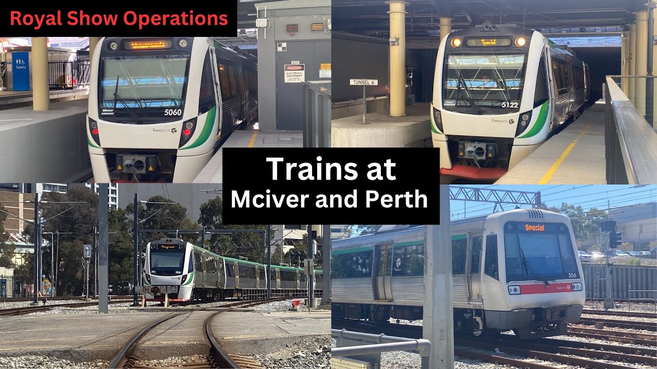 Trains at Mciver and Perth