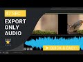 VideoPad Tutorial: How to Export only Audio in VideoPad
